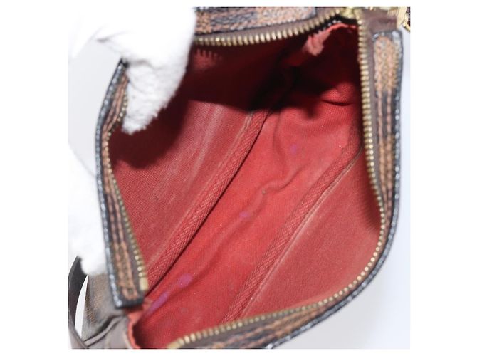 LOUIS VUITTON Damier Ebene Trousse Makeup Pouch N51982 LV Auth 205283A - vista 11