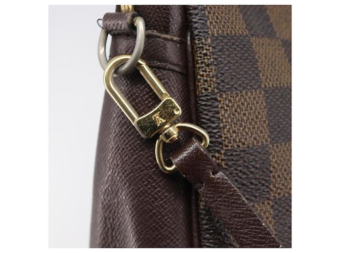 LOUIS VUITTON Damier Ebene Trousse Makeup Pouch N51982 LV Auth 205283A - vista 19