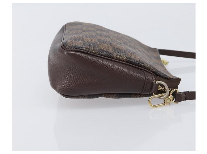 LOUIS VUITTON Damier Ebene Trousse Makeup Pouch N51982 LV Auth 205283A - vista 3