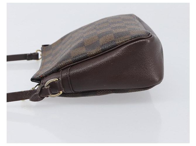 LOUIS VUITTON Damier Ebene Trousse Makeup Pouch N51982 LV Auth 205283A - vista 4