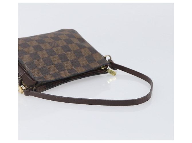 LOUIS VUITTON Damier Ebene Trousse Makeup Pouch N51982 LV Auth 205283A - vista 7