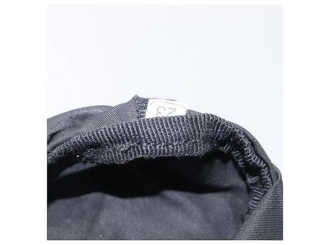 Pochette PRADA Nylon Noir Argent Auth 205450A Argenté - vue 12
