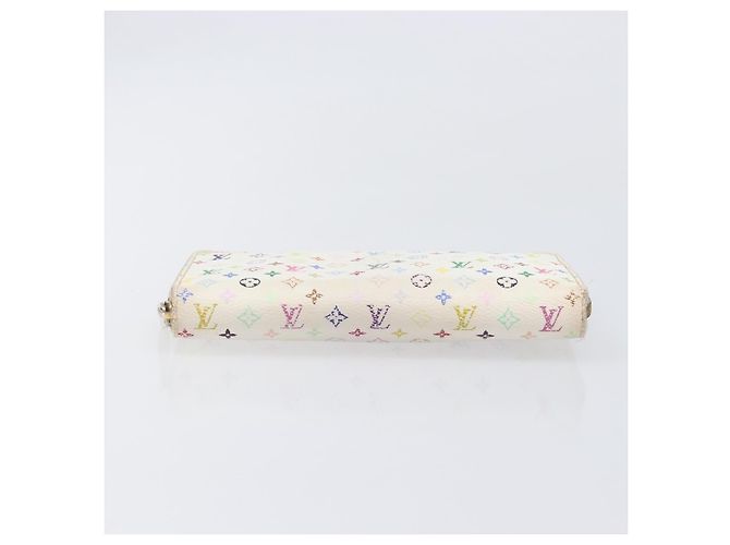LOUIS VUITTON Cartera Larga Monogram Multicolor Set de 2 Blanca LV Auth BA16225 Blanco - vista 6