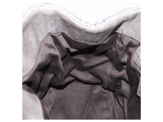 Borsa a mano Miu Miu Matelassé in pelle 2way Grigio Oro Auth 167718M Marrone D'oro - vista 24