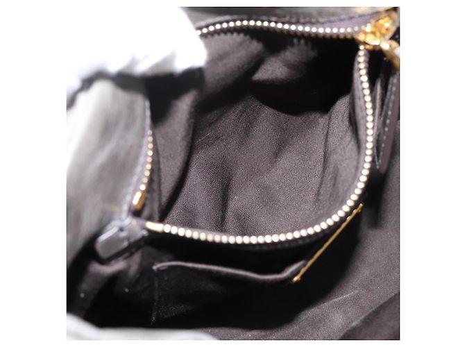 Borsa a mano Miu Miu Matelassé in pelle 2way Grigio Oro Auth 167718M Marrone D'oro - vista 26
