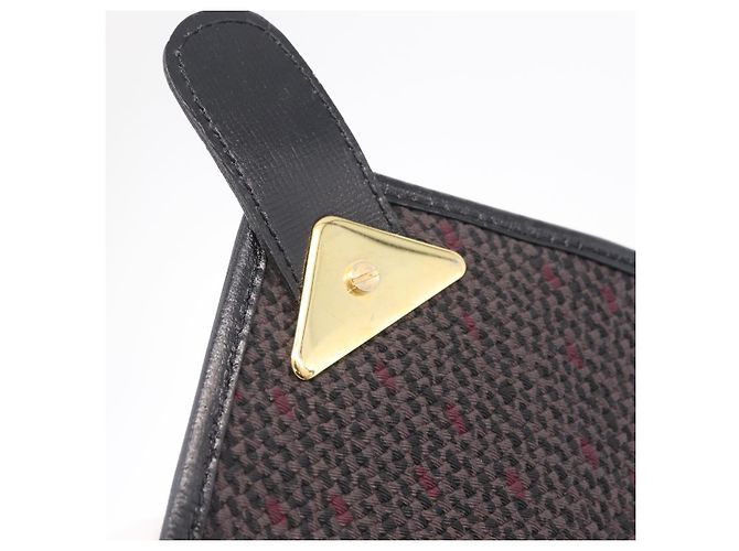 Autre Marque Borsa a tracolla Saint Laurent Canvas Black Gold Tone Auth ka6508 Nero - vista 22