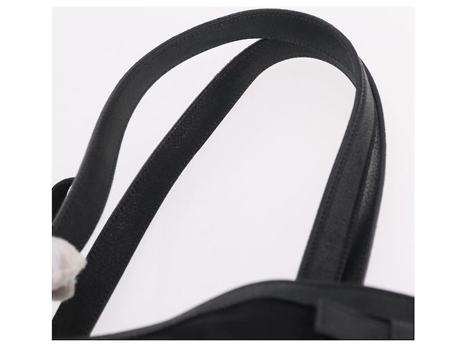 Saco Tote PRADA Nylon Preto Prata Auth 207682 - vista 14
