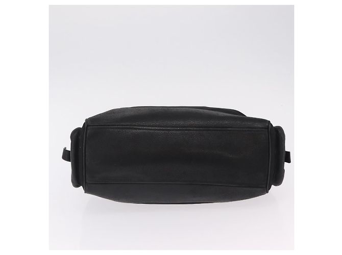 Saco Tote PRADA Nylon Preto Prata Auth 207682 - vista 5