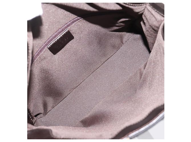 Borsa a tracolla GUCCI GG Canvas Jackie Beige Silver 001 3734 Auth ep16380V Argento - vista 10