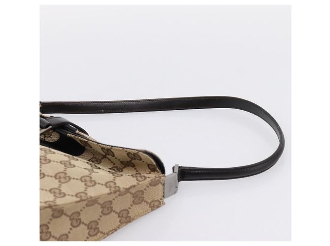 Borsa a tracolla GUCCI GG Canvas Jackie Beige Silver 001 3734 Auth ep16380V Argento - vista 14