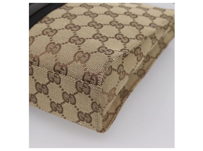 Borsa a tracolla GUCCI GG Canvas Jackie Beige Silver 001 3734 Auth ep16380V Argento - vista 16