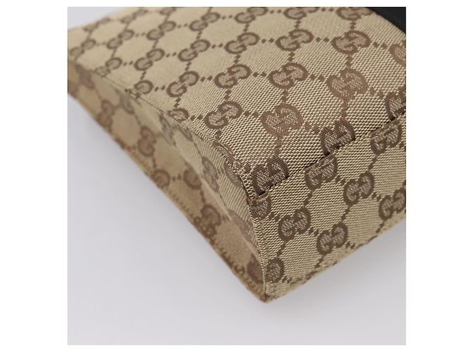 Borsa a tracolla GUCCI GG Canvas Jackie Beige Silver 001 3734 Auth ep16380V Argento - vista 17