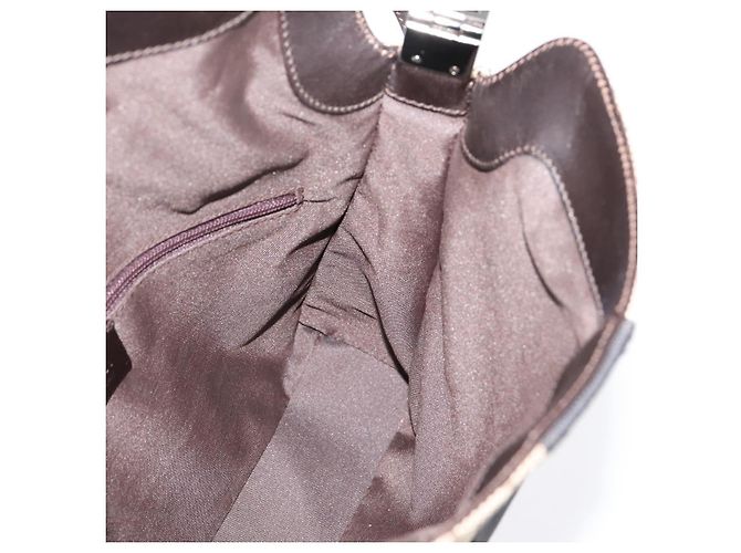 Borsa a tracolla GUCCI GG Canvas Jackie Beige Silver 001 3734 Auth ep16380V Argento - vista 21