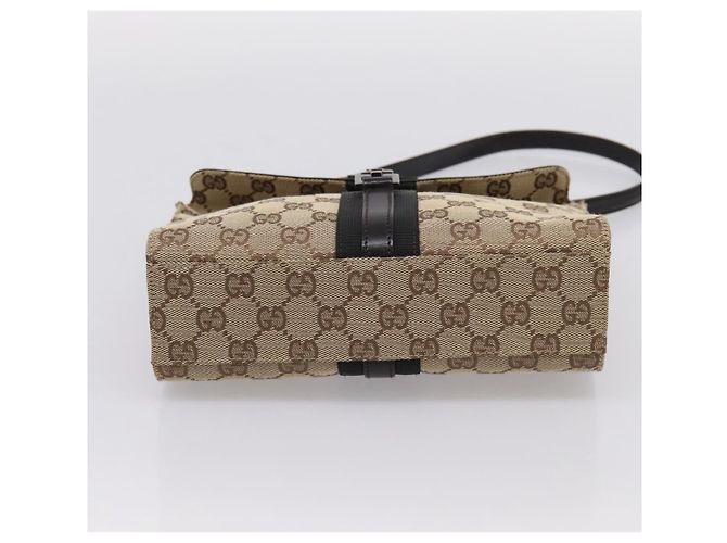 Borsa a tracolla GUCCI GG Canvas Jackie Beige Silver 001 3734 Auth ep16380V Argento - vista 5