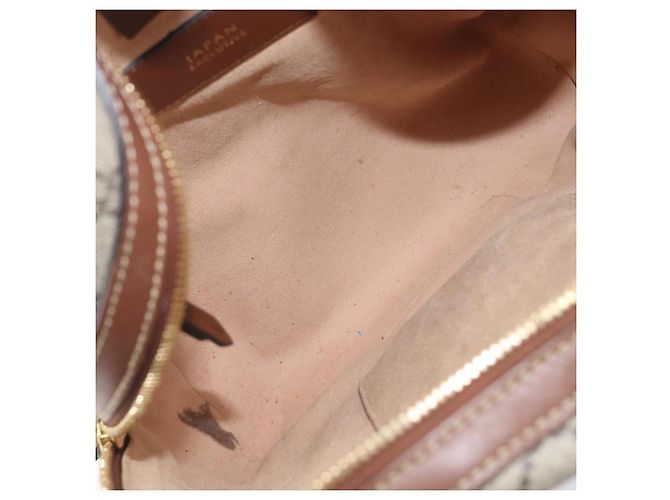 Zaino GUCCI GG Supreme Web Sherry Line PVC Beige Gold 427042 Auth ep16166A - vista 10