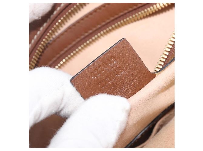 Zaino GUCCI GG Supreme Web Sherry Line PVC Beige Gold 427042 Auth ep16166A - vista 12