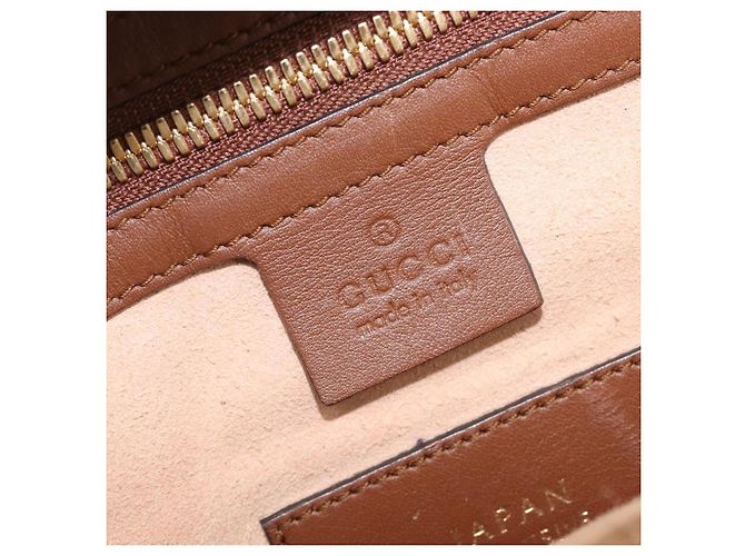 Zaino GUCCI GG Supreme Web Sherry Line PVC Beige Gold 427042 Auth ep16166A - vista 22