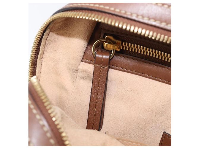 Zaino GUCCI GG Supreme Web Sherry Line PVC Beige Gold 427042 Auth ep16166A - vista 25