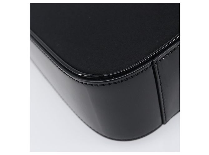 Autre Marque Saint Laurent LE 5A 7 Mini Hand Bag Smooth Calf Skin Black Gold Auth ka6389M Nero D'oro - vista 14
