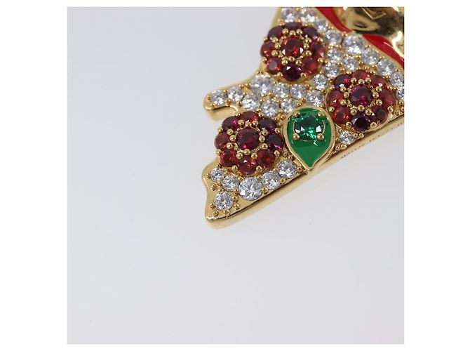 LOUIS VUITTON LV Pizza Medium Charm Metal Gold M03128 LV Auth 206673M D'oro - vista 3