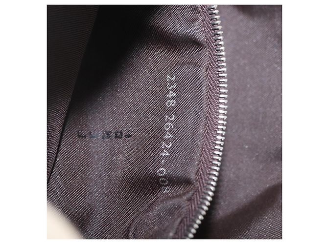 Sac à épaule FENDI Zucca Canvas Mamma Baguette Ivory Silver Auth 205920 Argenté Écru - vue 12