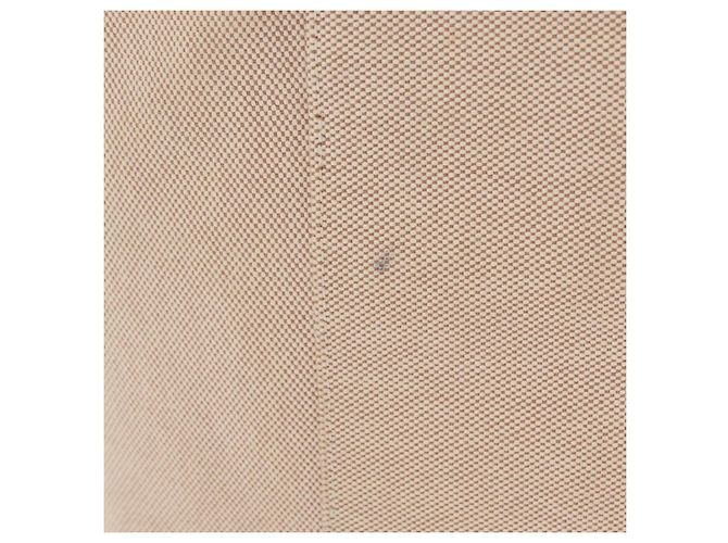 Hermès Bolso de mano HERMES Kabak Elan PM Canvas Beige Silver Auth 206603V Plata - vista 5