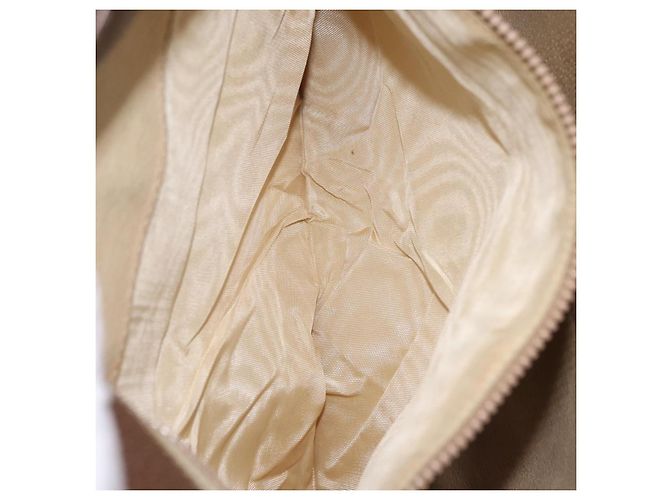 Borsa a Tracolla GUCCI GG Supreme PVC Beige Tono Oro 30 001 1914 Auth ka6521 - vista 26