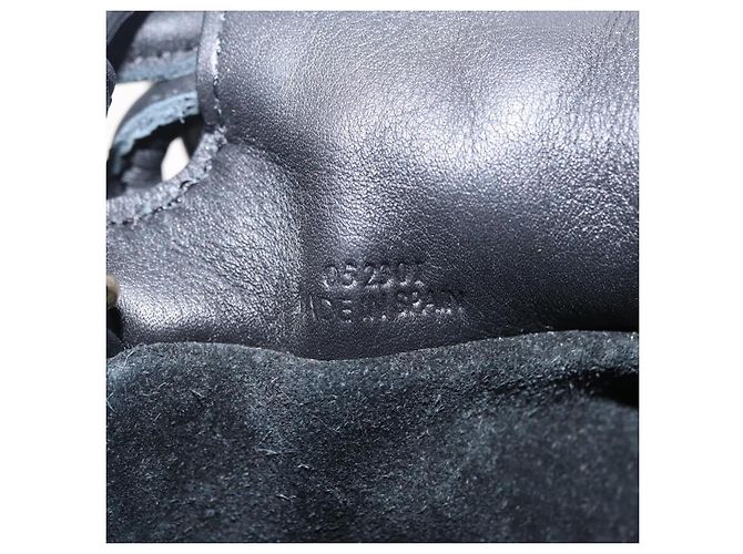 LOEWE Studio Ghibli Flamenco Mini Calcifer Howl's Leather Auth 167763SM Nero D'oro - vista 12