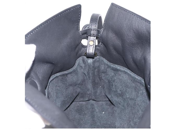 LOEWE Studio Ghibli Flamenco Mini Calcifer Howl's Leather Auth 167763SM Nero D'oro - vista 23