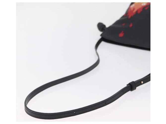 LOEWE Studio Ghibli Flamenco Mini Calcifer Howl's Leather Auth 167763SM Nero D'oro - vista 7