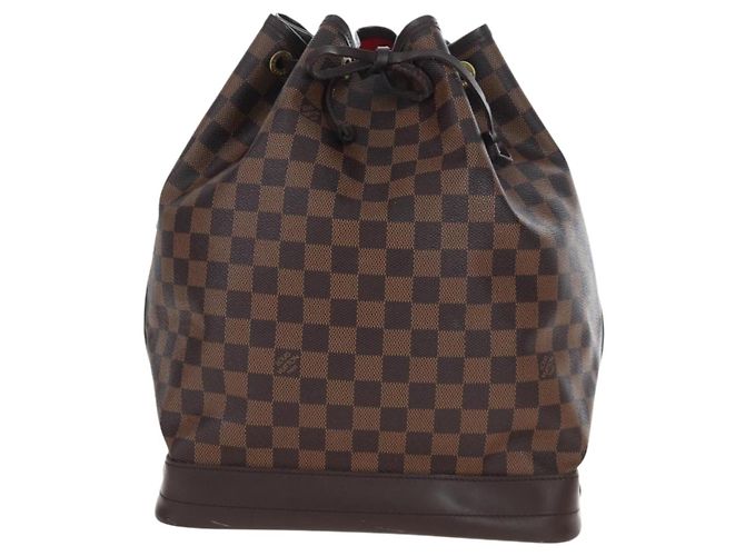 LOUIS VUITTON Damier Ebene Noe Shoulder Bag SPO N42229 LV Auth 206623SAV Damier ebène - vue 13