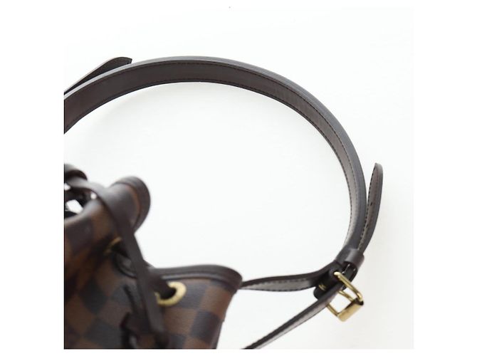 LOUIS VUITTON Damier Ebene Noe Shoulder Bag SPO N42229 LV Auth 206623SAV Damier ebène - vue 15