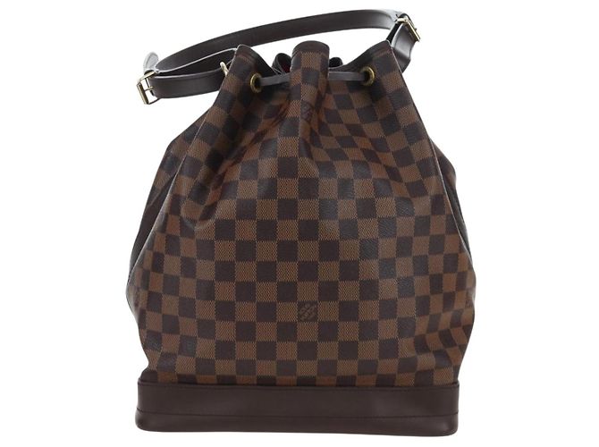 LOUIS VUITTON Damier Ebene Noe Shoulder Bag SPO N42229 LV Auth 206623SAV Damier ebène - vue 2