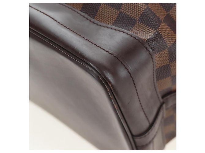 LOUIS VUITTON Damier Ebene Noe Shoulder Bag SPO N42229 LV Auth 206623SAV Damier ebène - vue 22