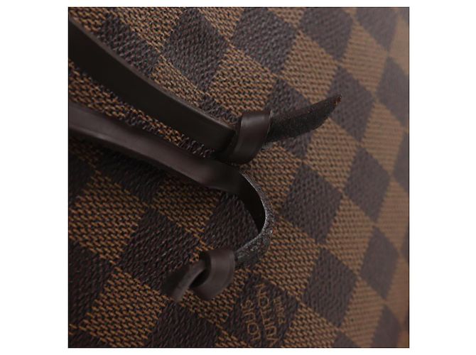 LOUIS VUITTON Damier Ebene Noe Shoulder Bag SPO N42229 LV Auth 206623SAV Damier ebène - vue 24