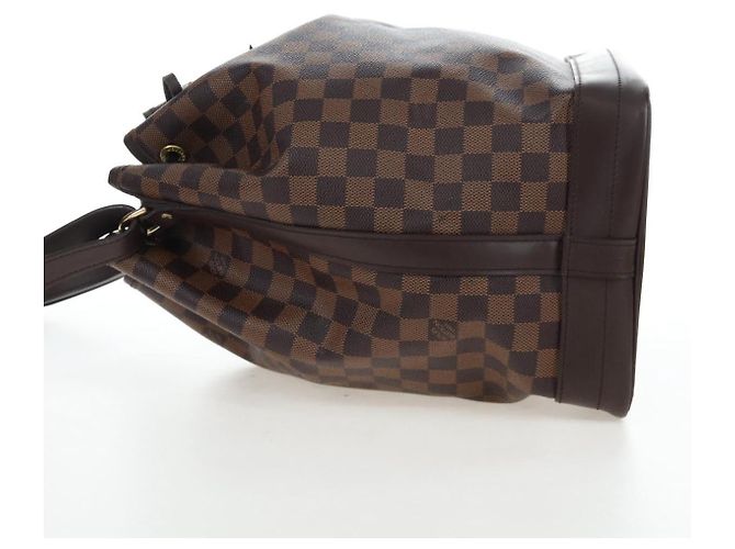 LOUIS VUITTON Damier Ebene Noe Shoulder Bag SPO N42229 LV Auth 206623SAV Damier ebène - vue 3
