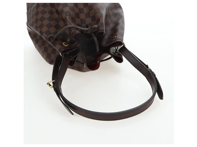 LOUIS VUITTON Damier Ebene Noe Shoulder Bag SPO N42229 LV Auth 206623SAV Damier ebène - vue 8