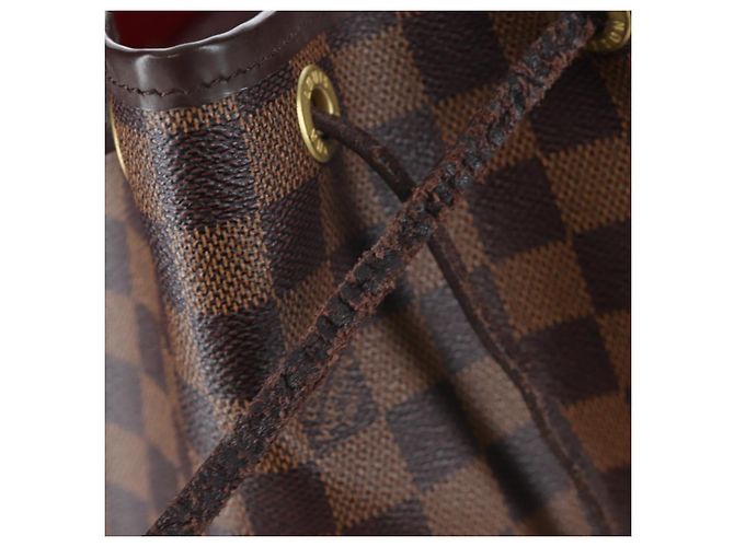 LOUIS VUITTON Damier Ebene Noe Shoulder Bag SPO N42229 LV Auth 206623SAV Damier ebène - vue 9