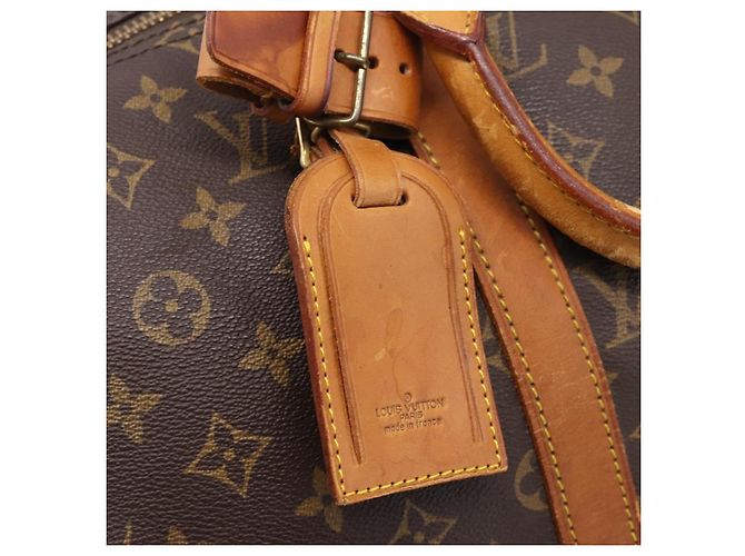 LOUIS VUITTON Monogram Keepall 50 Boston Bag M41426 LV Auth 205114 Monograma - vista 19