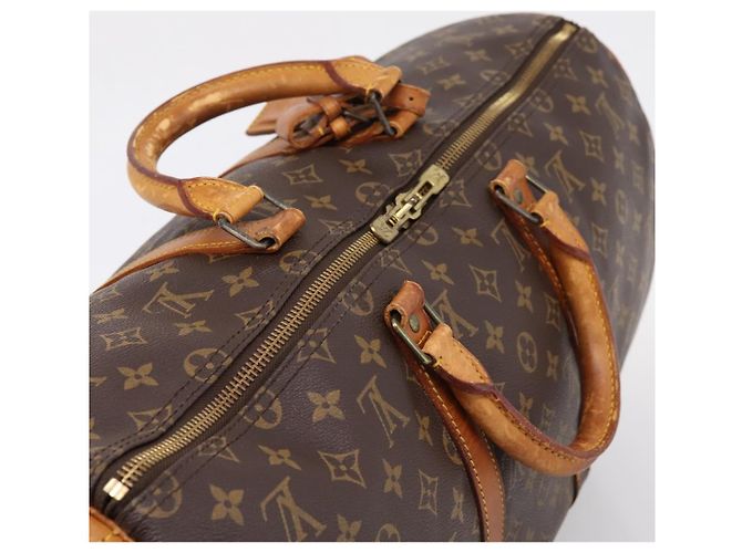 LOUIS VUITTON Monogram Keepall 50 Boston Bag M41426 LV Auth 205114 Monograma - vista 6
