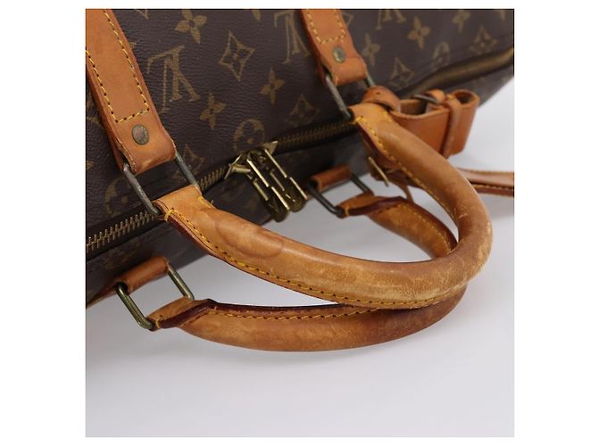 LOUIS VUITTON Monogram Keepall 50 Boston Bag M41426 LV Auth 205114 Monograma - vista 7