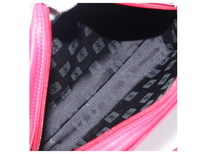 Autre Marque Bolsa de mão Saint Laurent Nylon Red Auth 205355 Vermelho - vista 12