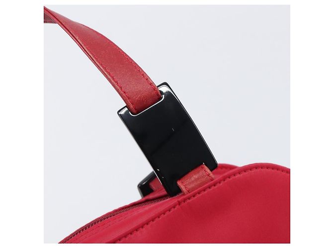 Autre Marque Bolsa de mão Saint Laurent Nylon Red Auth 205355 Vermelho - vista 17