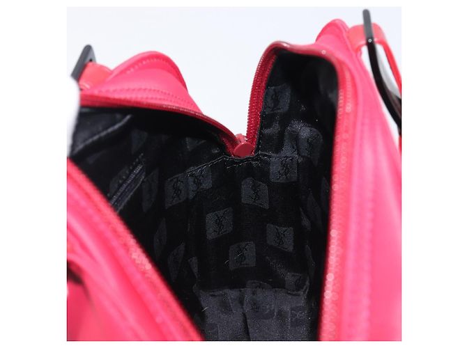 Autre Marque Bolsa de mão Saint Laurent Nylon Red Auth 205355 Vermelho - vista 20