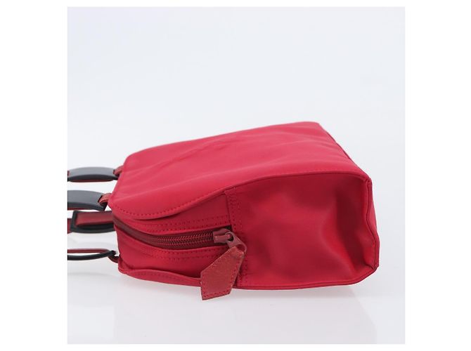 Autre Marque Bolsa de mão Saint Laurent Nylon Red Auth 205355 Vermelho - vista 5