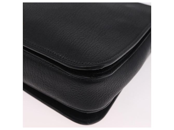 Bolsa de Ombro Miu Miu Couro Preto Ouro Auth 207615V Dourado - vista 18