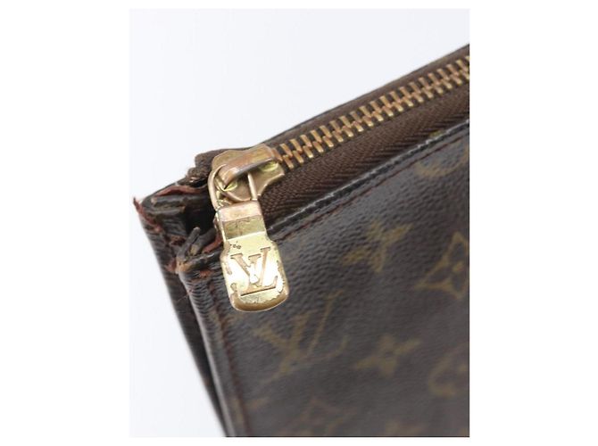 LOUIS VUITTON Monogram Posh Documents Clutch Bag LV Auth 206625 Monograma - vista 10