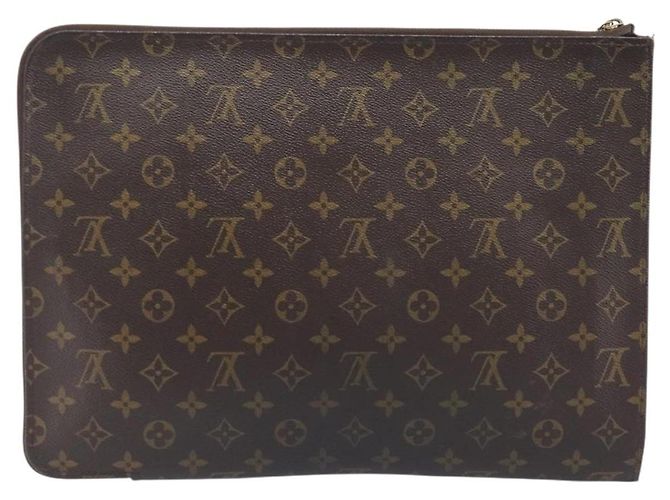LOUIS VUITTON Monogram Posh Documents Clutch Bag LV Auth 206625 Monograma - vista 2