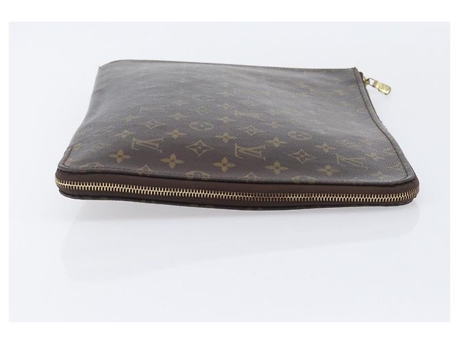 LOUIS VUITTON Monogram Posh Documents Clutch Bag LV Auth 206625 Monograma - vista 3