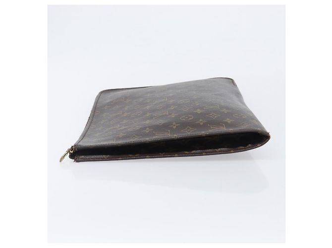 LOUIS VUITTON Monogram Posh Documents Clutch Bag LV Auth 206625 Monograma - vista 4